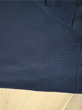 Navy Textured Shorts